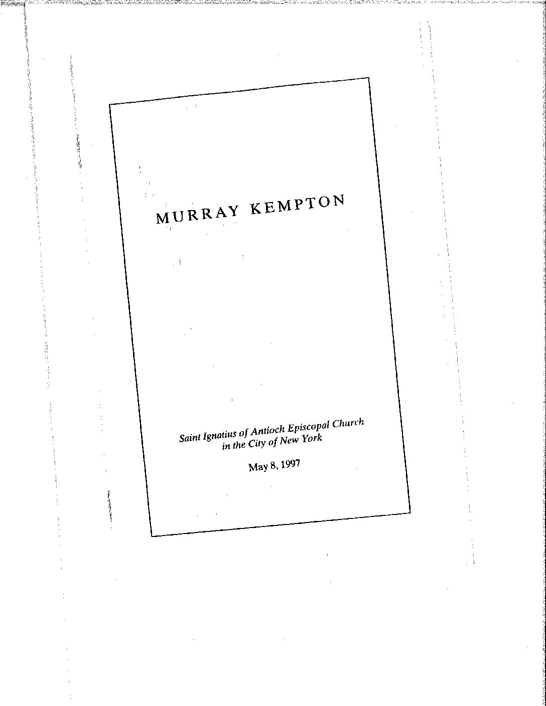 Murray Kempton